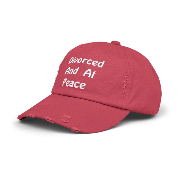 Cheryl H Gore | At Peace | Unisex Distressed Cap - Image 2