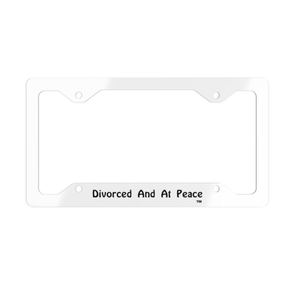 Cheryl H Gore | At Peace | Metal License Plate Frame | 12.3" x 6.5" - Image 2