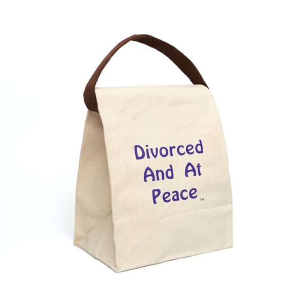 Cheryl H Gore | At Peace | Canvas Lunch Bag With Strap | 12.5 x 8" x 5.5"