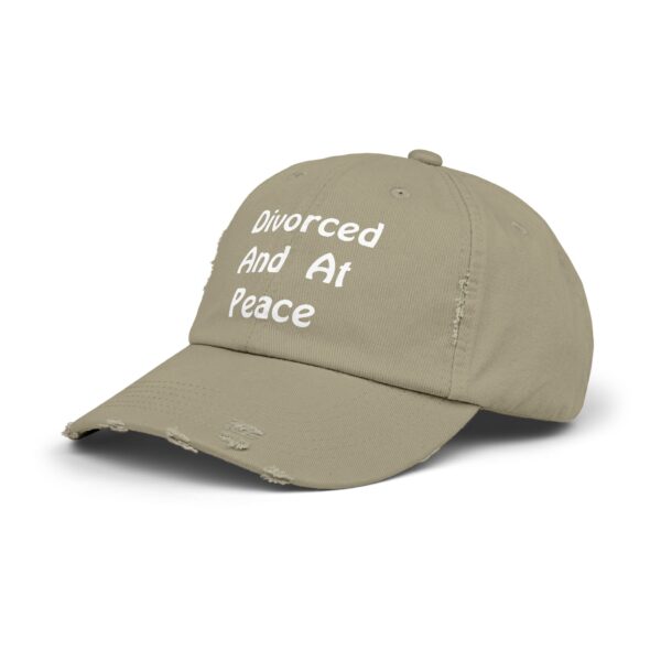 Cheryl H Gore | At Peace | Unisex Distressed Cap - Image 4