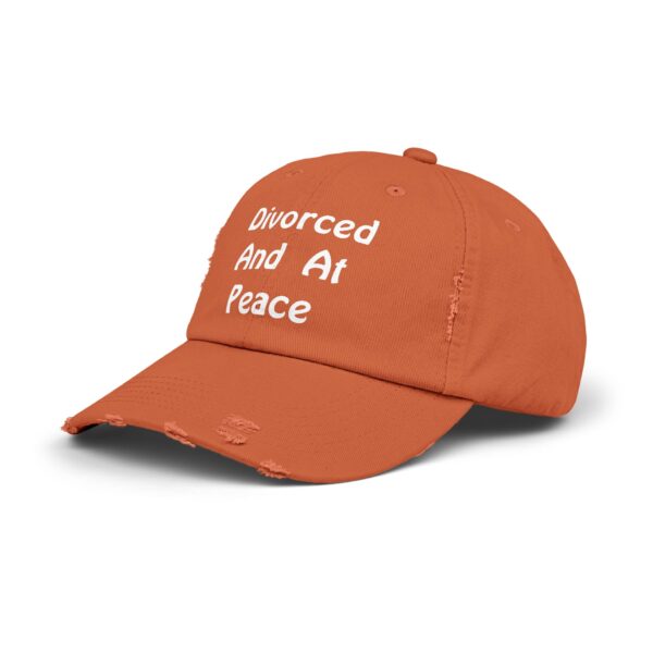 Cheryl H Gore | At Peace | Unisex Distressed Cap - Image 6