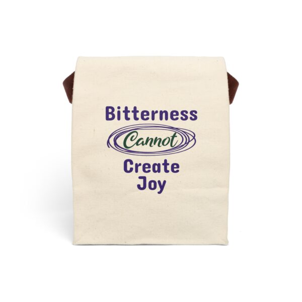 Cheryl H Gore | Create Joy | Canvas Lunch Bag With Strap | 12.5" x 8" x 5.5" - Image 2