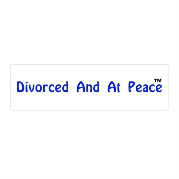 Cheryl H Gore | At Peace | Bumper Sticker 11" x 3" - Image 4