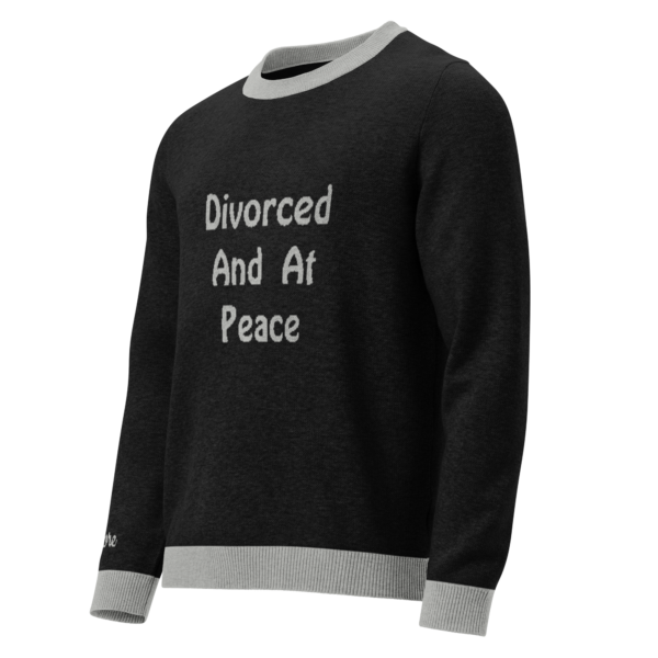 Cheryl H Gore | At Peace | Knitted Crew Neck Sweater | Unisex Sizing | 3XS - 3XL - Image 4