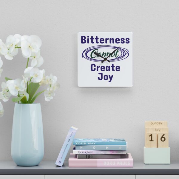 Cheryl H Gore | Create Joy | Acrylic Wall Clock | Round Or Square | 10.75" x 10.75" - Image 7