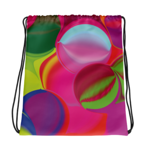 Cheryl H Gore | Shaking The Happiness Tree | Drawstring Bag | 15" x 17"