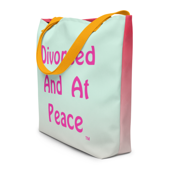 Cheryl H Gore | At Peace | Large Tote Bag With Pocket 16" x 20"