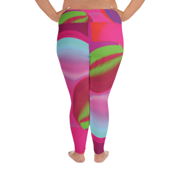 Cheryl H Gore | Shaking The Happiness Tree | Leggings Plus Size |  2XL - 6XL - Image 3