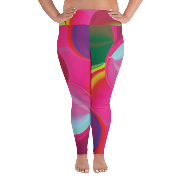 Cheryl H Gore | Shaking The Happiness Tree | Leggings Plus Size |  2XL - 6XL - Image 4