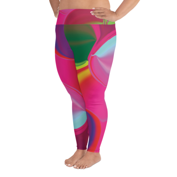 Cheryl H Gore | Shaking The Happiness Tree | Leggings Plus Size |  2XL - 6XL - Image 2