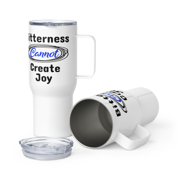 Cheryl H Gore | Create Joy | Stainless Steel | Travel Mug With Handle | 25oz - 40oz - Image 6