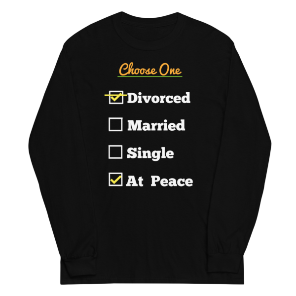 Cheryl H Gore | Divorced | Pre-Shrunk | Men’s Long Sleeve Shirt | S - 4XL - Image 13