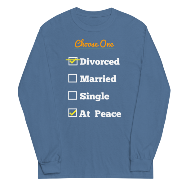 Cheryl H Gore | Divorced | Pre-Shrunk | Men’s Long Sleeve Shirt | S - 4XL - Image 10