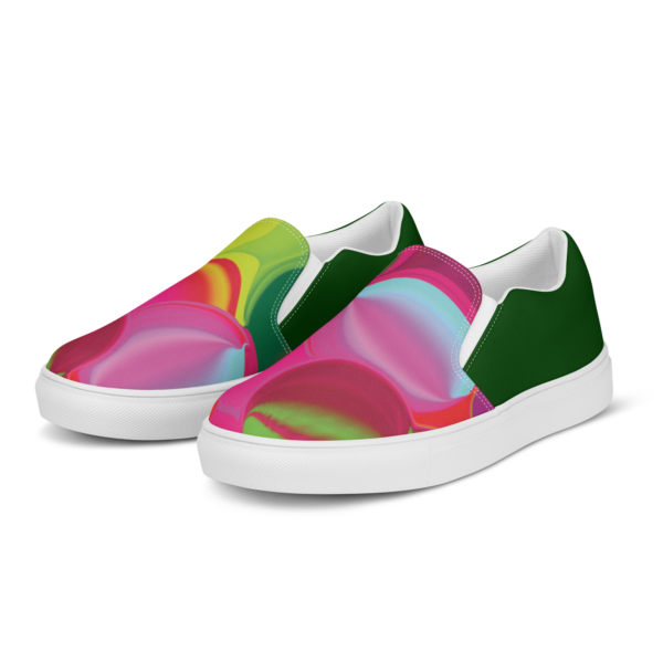 Cheryl H Gore | Shaking The Happiness Tree | Men’s Slip-On Sneakers | 5 - 13 - Image 6