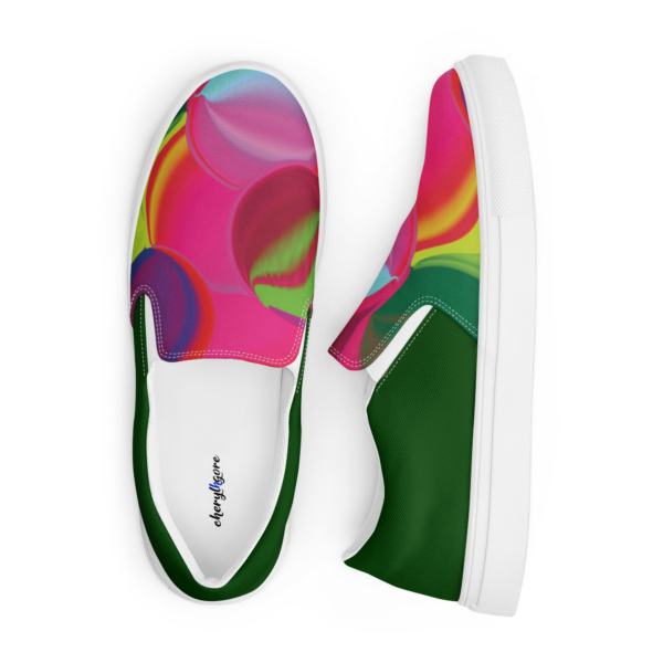 Cheryl H Gore | Shaking The Happiness Tree | Women’s Slip-On Sneakers | 5 - 12 - Image 3