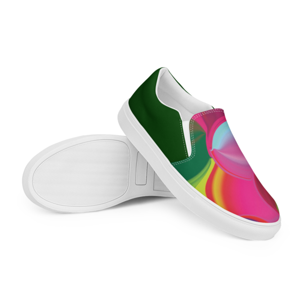 Cheryl H Gore | Shaking The Happiness Tree | Women’s Slip-On Sneakers | 5 - 12 - Image 5