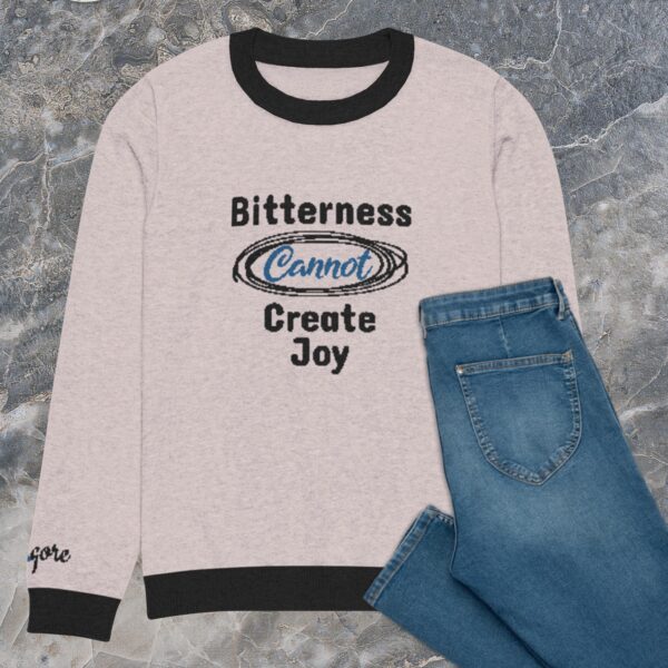 Cheryl H Gore | Create Joy | Knitted Crew Neck Sweater | Unisex Sizing | 3XS - 3XL