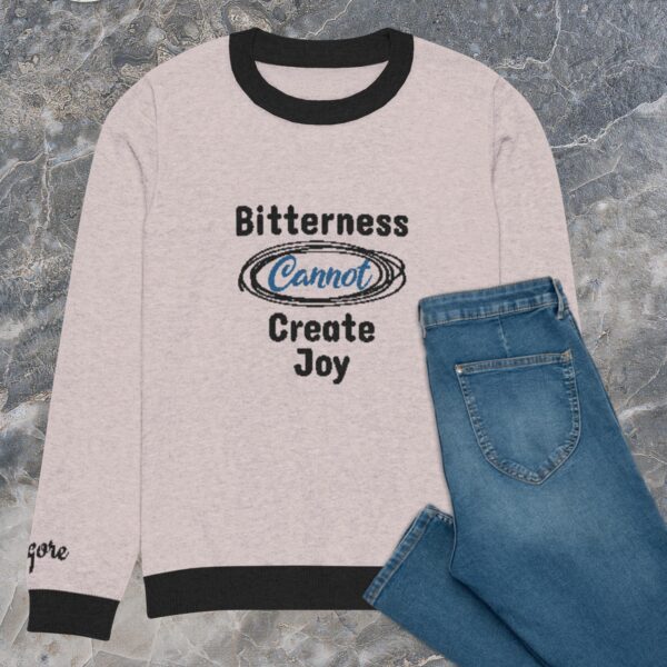 Cheryl H Gore | Create Joy | Knitted Crew Neck Sweater | Unisex Sizing | 3XS - 3XL - Image 2