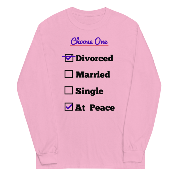 Cheryl H Gore | Divorced | Pre-Shrunk | Men’s Long Sleeve Shirt | S - 4XL - Image 8