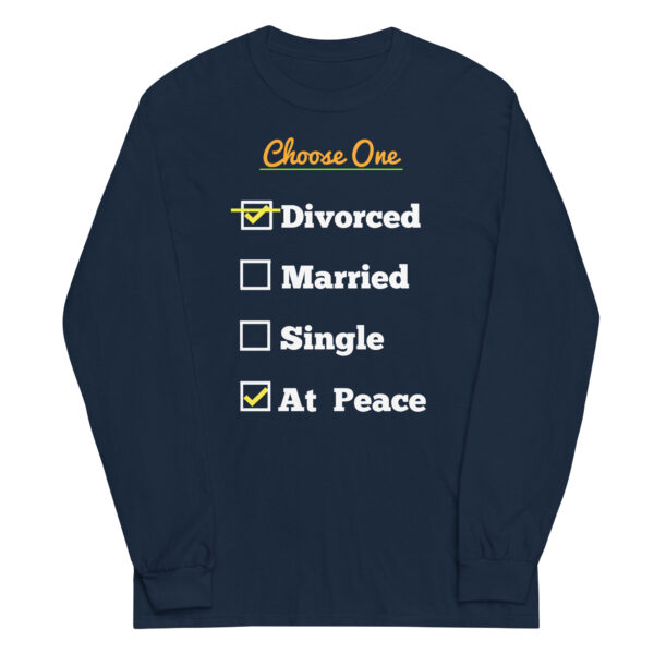 Cheryl H Gore | Divorced | Pre-Shrunk | Men’s Long Sleeve Shirt | S - 4XL - Image 16