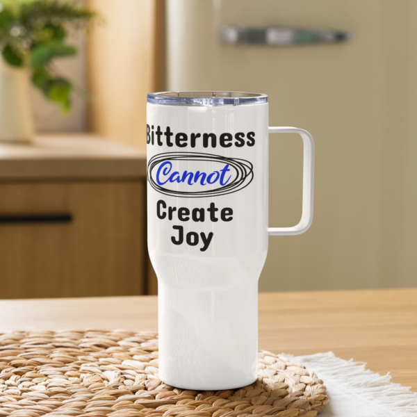 Cheryl H Gore | Create Joy | Stainless Steel | Travel Mug With Handle | 25oz - 40oz