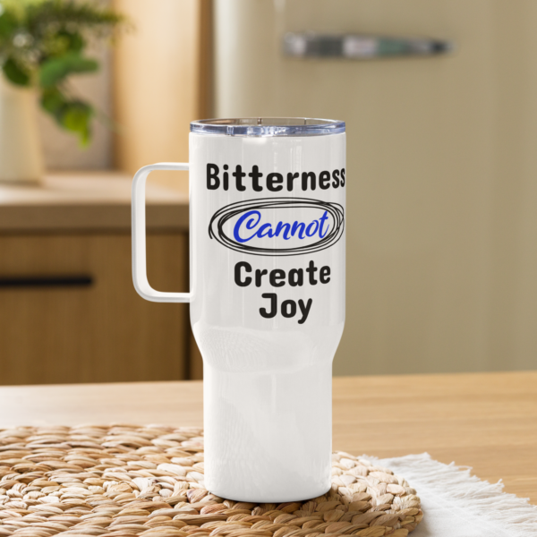 Cheryl H Gore | Create Joy | Stainless Steel | Travel Mug With Handle | 25oz - 40oz - Image 2