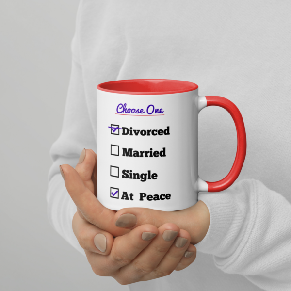 Cheryl H Gore | Divorced | Mug With Color Inside 11oz - 15oz