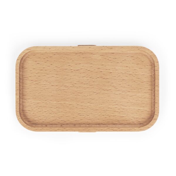 Cheryl H Gore | Create Joy | Wood Tray | Bento Lunch Box | 7.7" x 4.7" x 2.4" - Image 2