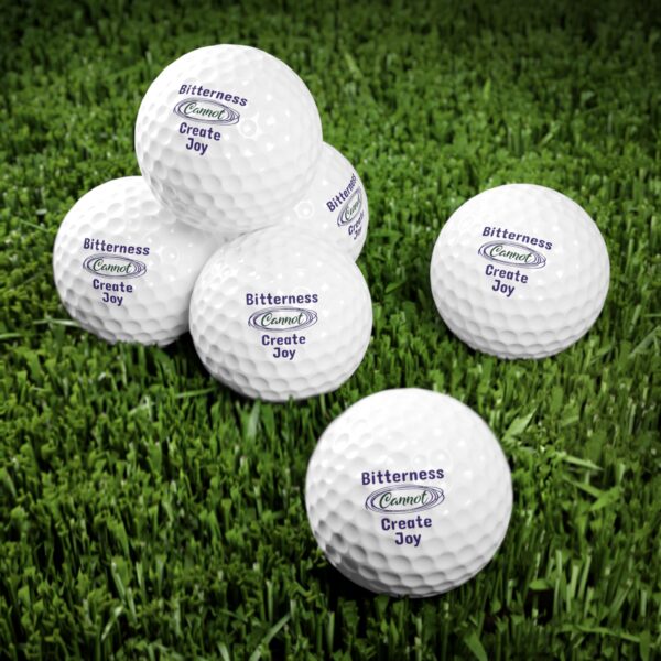 Cheryl H Gore | Create Joy | 6 Golf Balls | 1.68" - Image 4