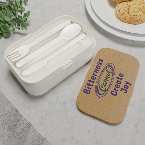 Cheryl H Gore | Create Joy | Wood Tray | Bento Lunch Box | 7.7" x 4.7" x 2.4" - Image 7