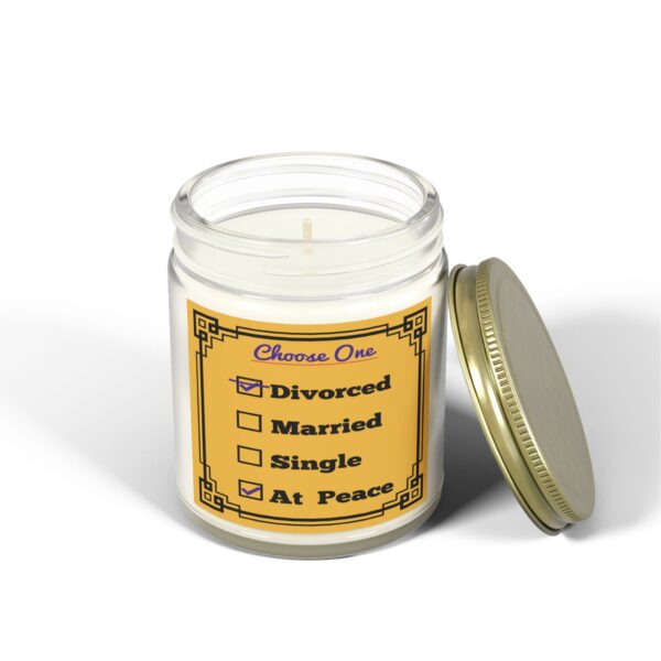 Cheryl H Gore | Divorced | Candle | Hand-Poured | Amber And Clear Jars | 9 Different Scents | 4oz - 9oz - Image 5